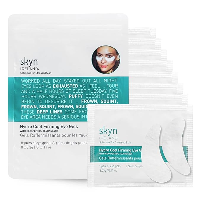 Skyn ICELAND Hydro Cool Firming Under Eye Patches, Instant Cooling by skynICELAND