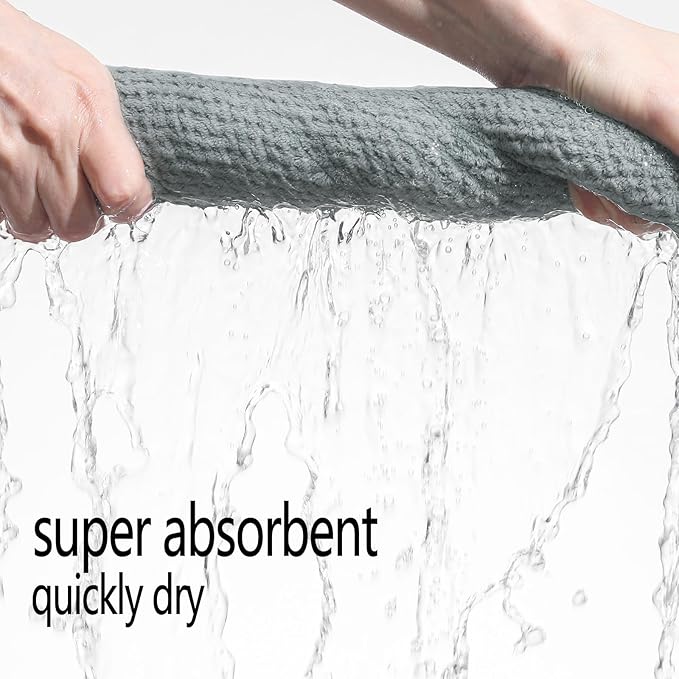 YTYC 29x59 Inch Extra Large Bath Towels Set of 6 Quick Dry Super Soft - Image 5