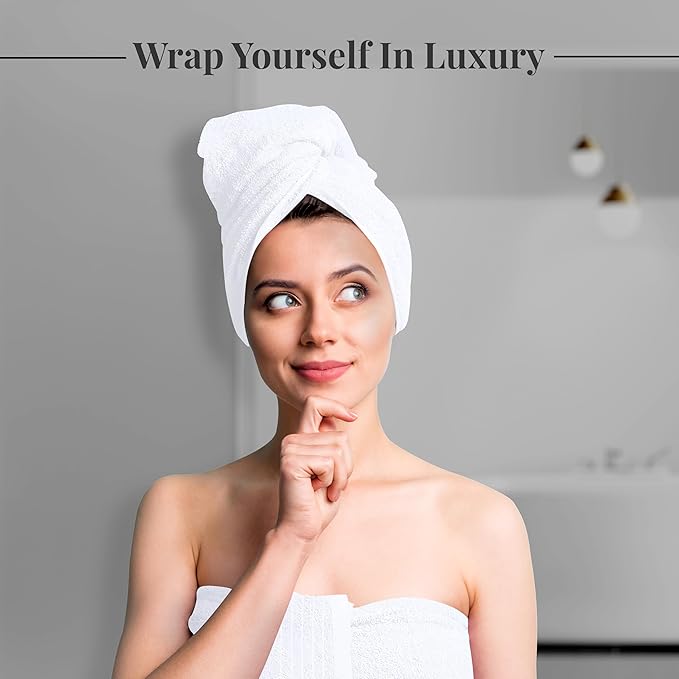 Tens Towels Pack of 8 Towels Set, 2 Extra Large Bath, 2 Hand, 4 Washcloths - Image 3