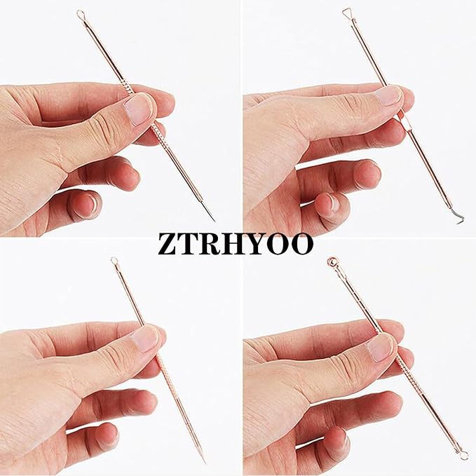 ZTRHYOO Blackhead Remover Pimple Comedone Extractor Tool Best Acne Removal Kit - Image 8