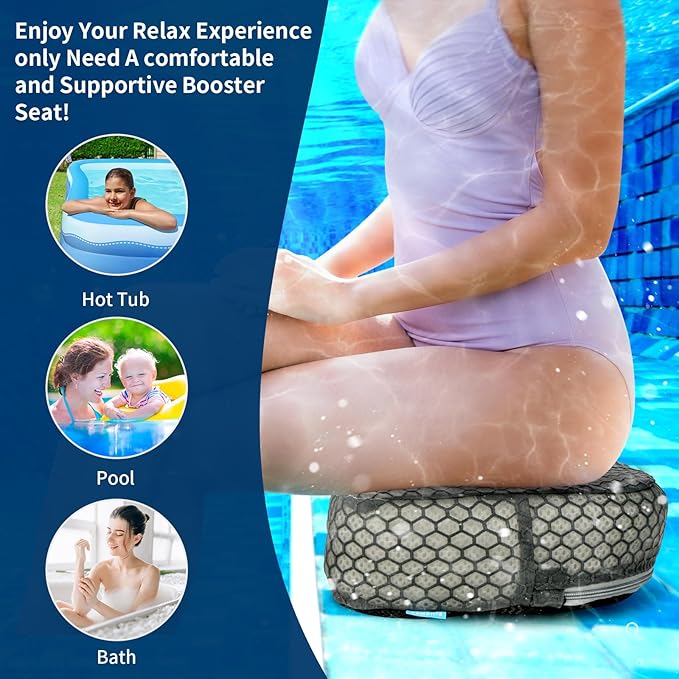 Hot Tub Booster Seat, Weighted SPA Booster Seat Cushion - Image 2