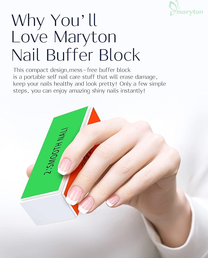 Maryton Professional Nail Buffer Block - Image 2