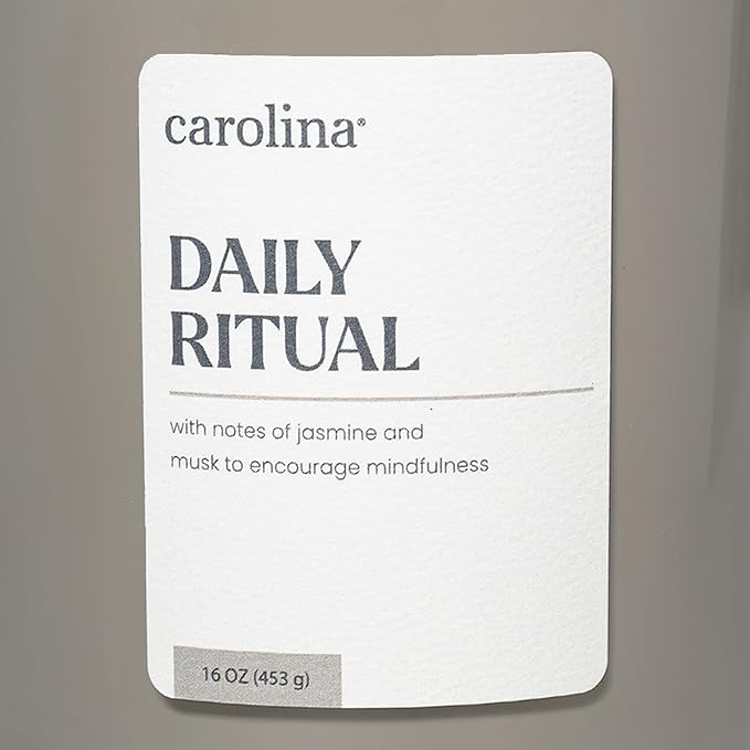 Carolina Daily Ritual Scented Candle, 16 oz Musk & Jasmine Scented, 2 Wick - Image 5
