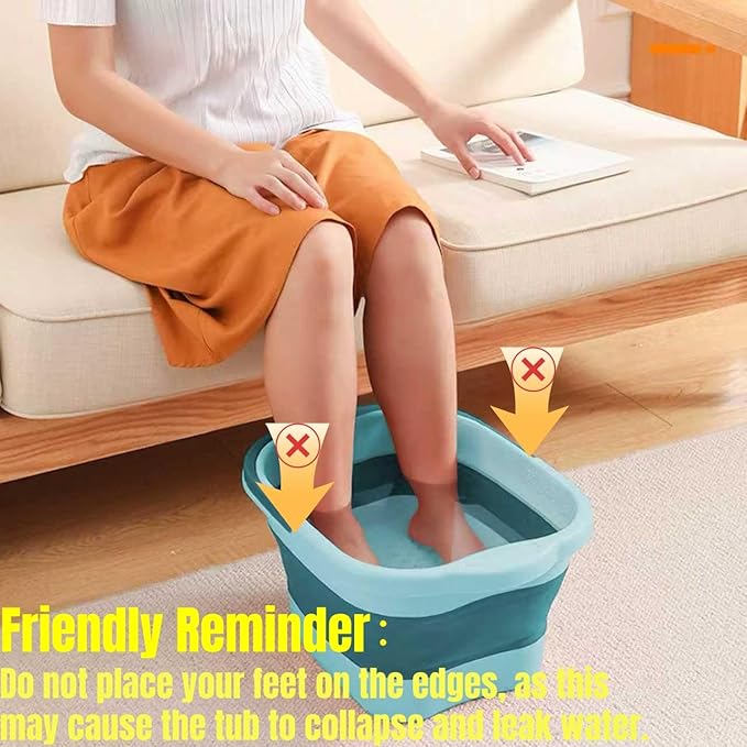 Foot Bath 15L Collapsible Foot Soak Tub - Image 3