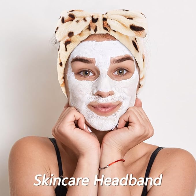 VELSCRUN Spa Headbands for Wash Face, Makeup Headband, Facial Skincare Headbands - Image 4