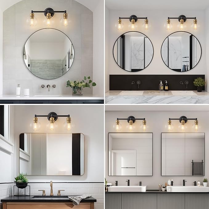 Bathroom Light Fixtures, 3-Light Modern Bathroom Vanity Light, Adjustable - Image 6