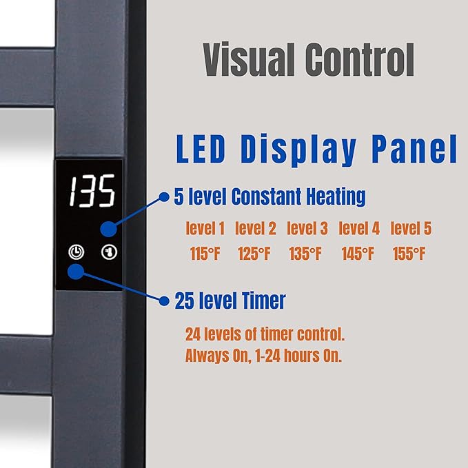 Topdattion Electric Towel Warmer | Super Thin | - Image 3