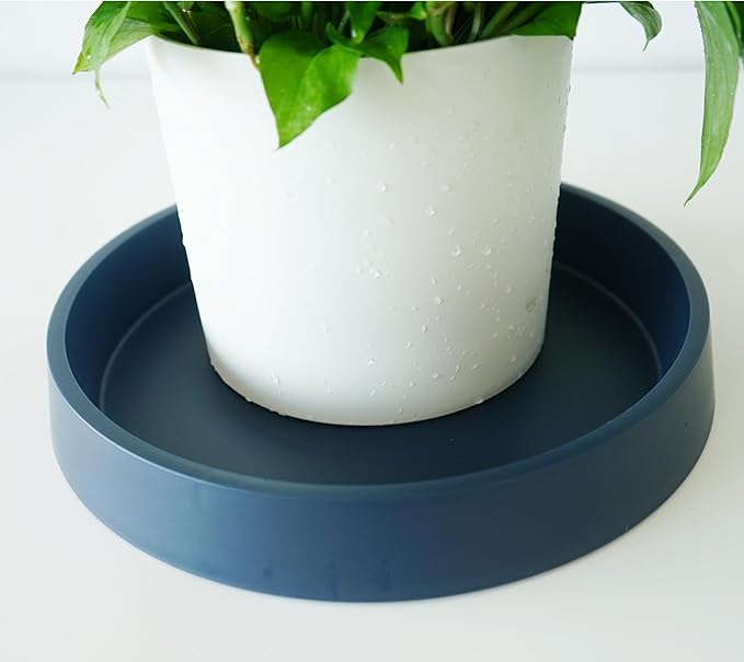 Plant Saucer Tray for Ceramic Plastic Pots, 10 inch Plant Saucers for Indoors - Image 4