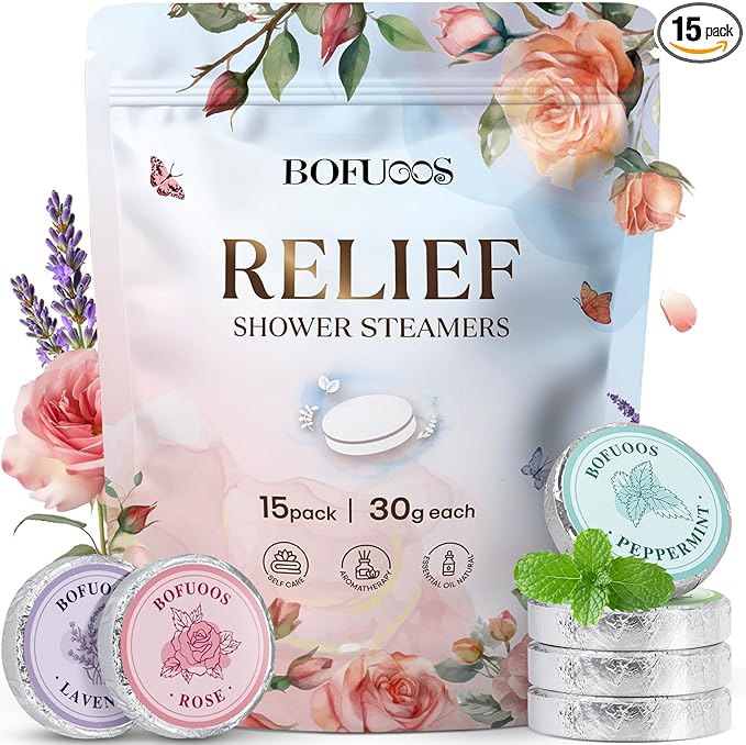 Shower Steamers Aromatherapy, Birthday Mothers Day Gifts by BofuoosBathSpa
