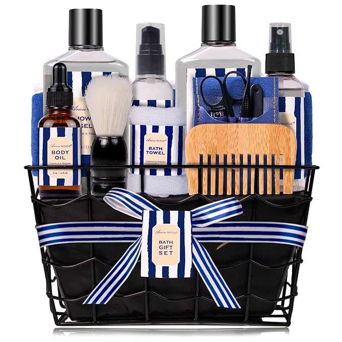 Fathers Gifts for Men Dad Bath and Body Gift Sets for Men by Ariosemonde
