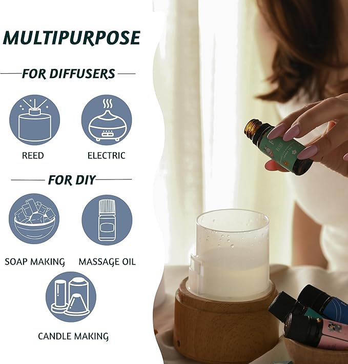 Folkulture Essential Oils Set for Diffuser | Pack of 3 Exotic Aromatherapy Oils - Image 8