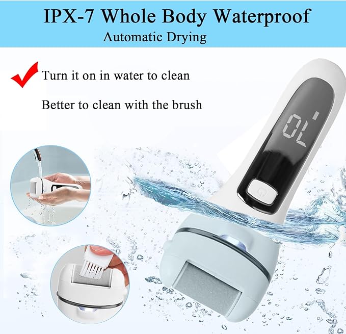 Callus Remover for Feet, 13-in-1 Professional Pedicure Tools Foot Care Kit - Image 3