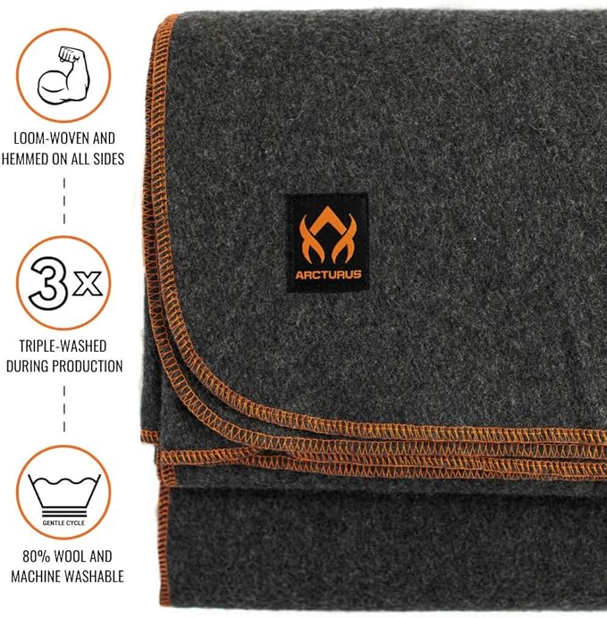 Arcturus Military Wool Blanket - Image 2