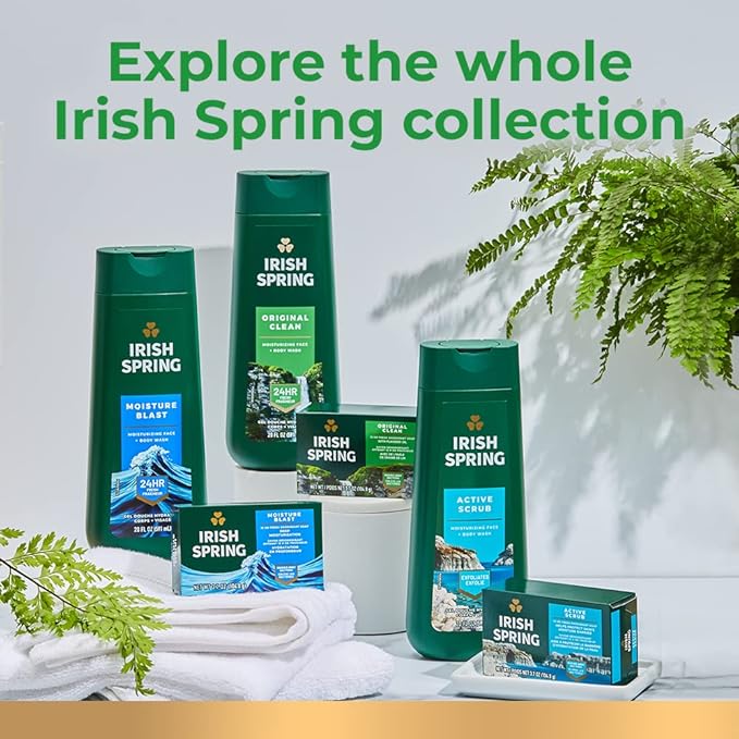 Irish Spring Moisture Blast Body Wash, 30 Oz Pump - Image 13