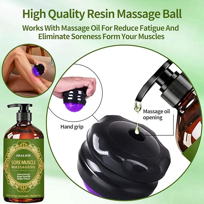 Mothers Day Gifts for Wife, Massage Oil for Massage Therapy, 3 Pack Cellulite - Image 6