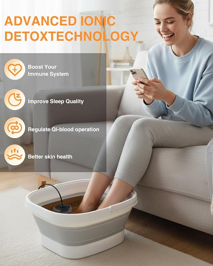 Ionic Foot Bath Detox Machine, Foot Detox Foot Bath Soak Tub - Image 3