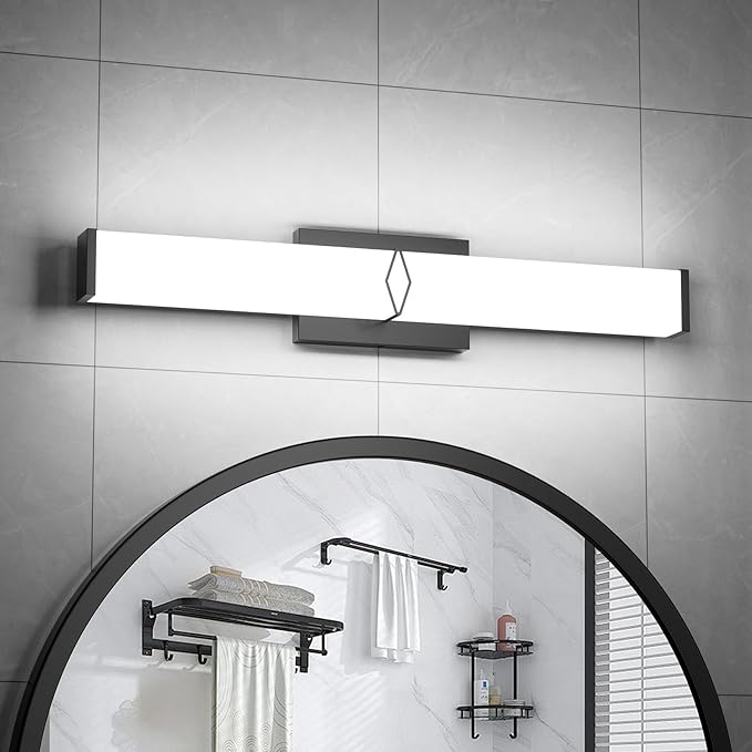 Modern Bathroom Light Fixtures, 24inch Dimmable LED Bathroom Vanity Lights Over - Image 5