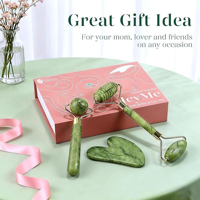 BAIMEI IcyMe Gua Sha and Jade Roller - Image 8
