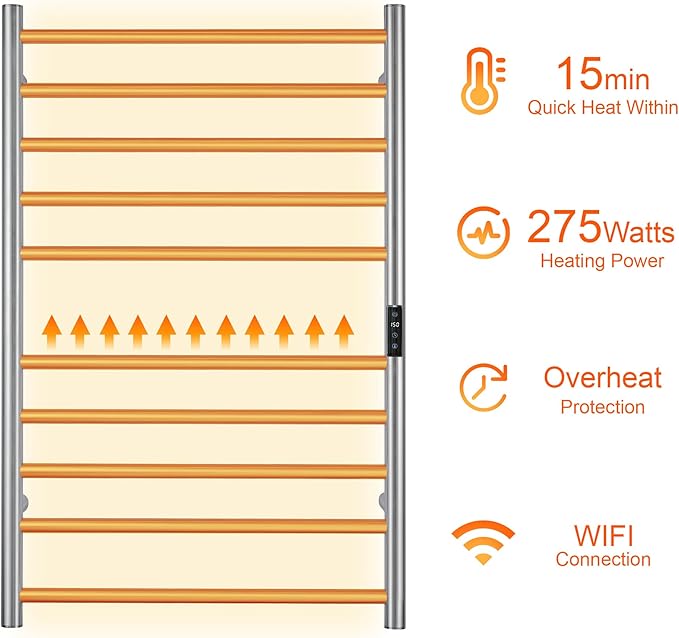 Electric Towel Rack with Voice Control - Image 5