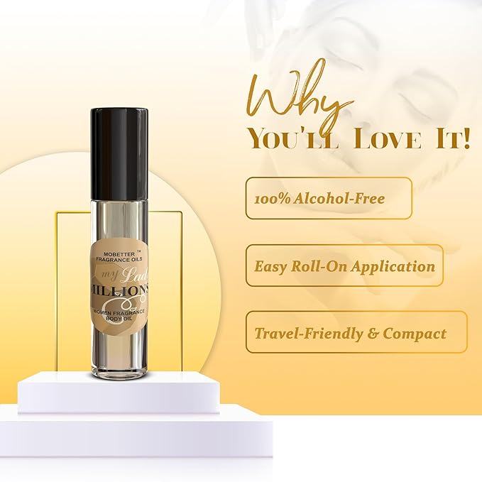 MOBETTER FRAGRANCE OILS My Lady Millions Women Perfume Body Oil - Image 3