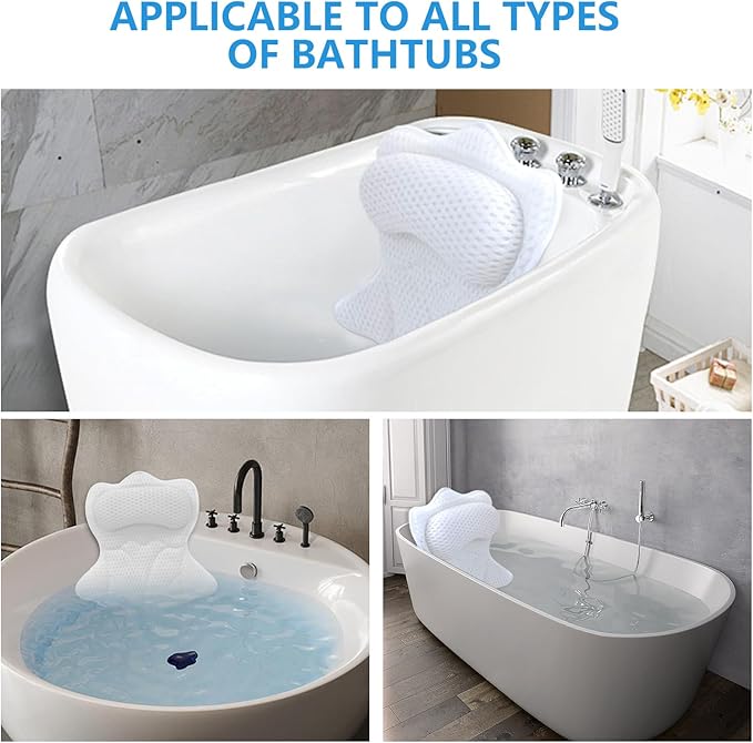 REEZEIVI Bath Pillows for Tub, Bath Pillow - Image 7