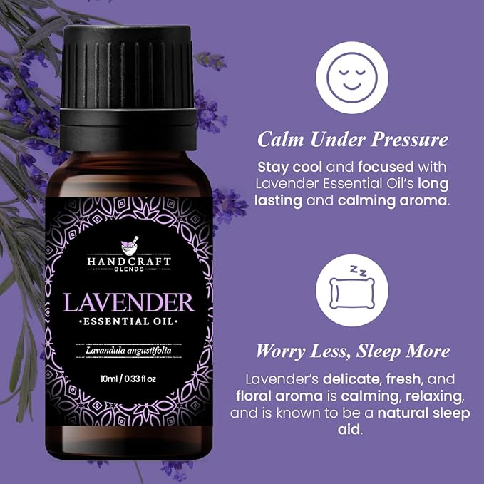 Handcraft Blends Lavender Essential Oil – 0.33 Fl Oz – 100% Pure and Natural – - Image 3