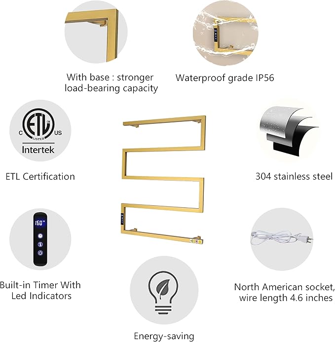 Towel Warmer Rack for Bathroom - Image 6