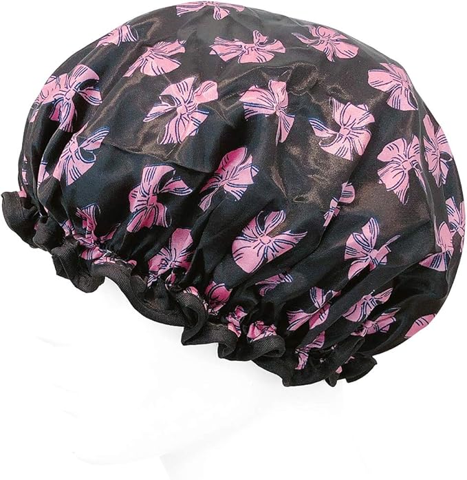 allydrew Reusable Women's Waterproof Shower Caps - Image 3