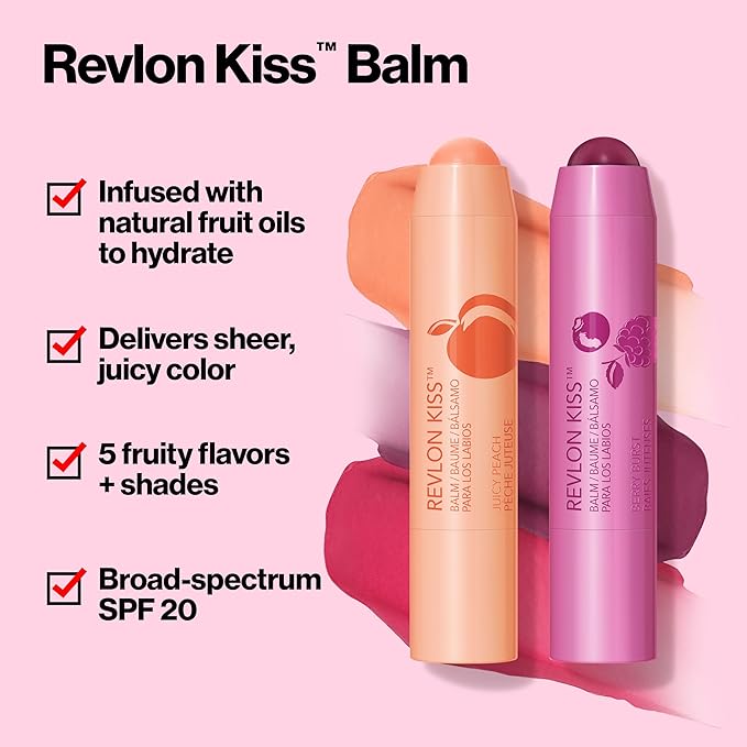 Revlon Tinted Lip Balm, SPF 20, Natural Fruit Oils | Tropical Coconut | Pack of - Image 3