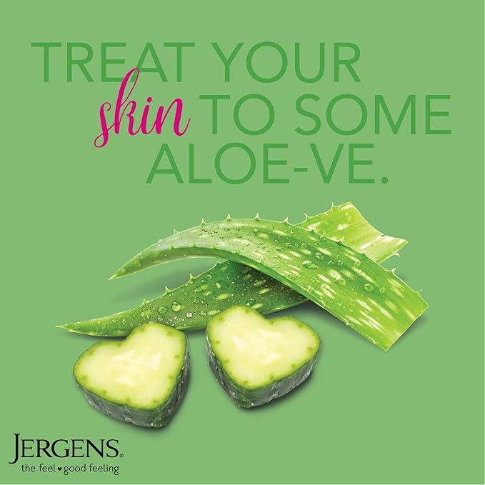 Jergens Soothing Aloe Body Lotion, Aloe Vera Body and Hand Moisturizer - Image 6