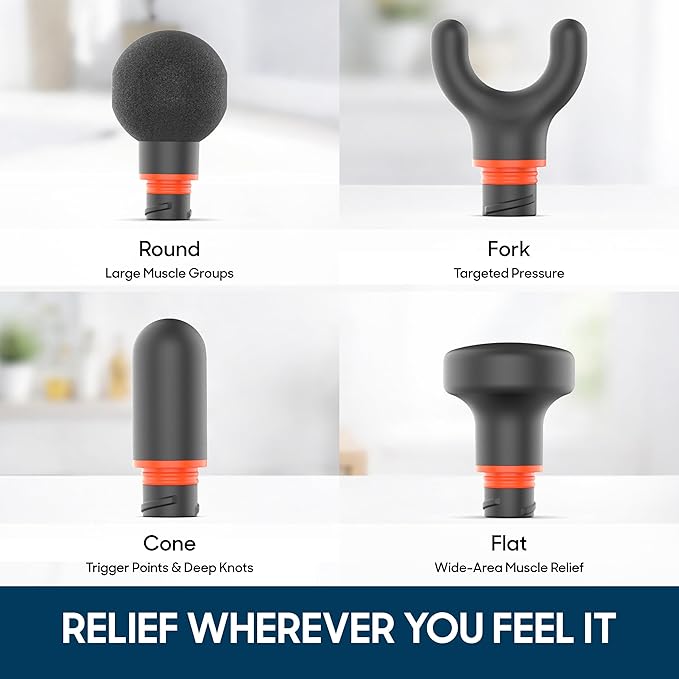 Sharper Image PowerBoost Circuit Massage Gun Deep Tissue Percussion Massager - Image 7