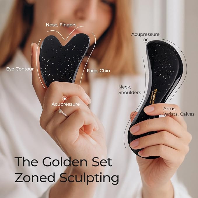 Scienlodic 2 Pcs Gua Sha Massage Tools - Image 2
