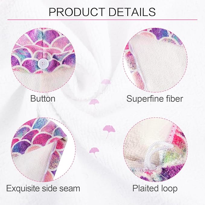 MADHOLLY Fast Drying Microfiber Hair Towel - Image 6