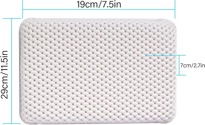 OSVINO Bath Pillow Thick Comfy Drainage - Image 4