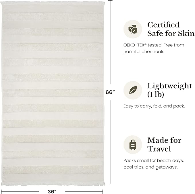 Lightweight Turkish Beach Towel - Image 5