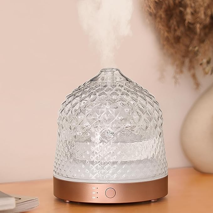 200ml Glass Reservoir Essential Oil Diffuser by Levoair