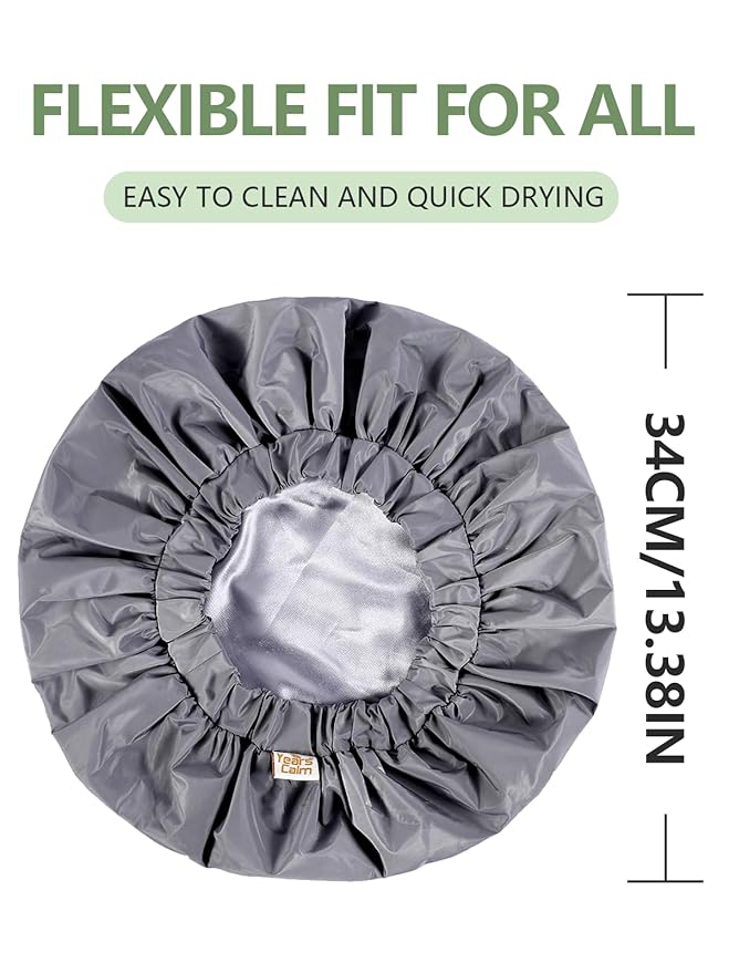Years calm Reusable Waterproof Shower Caps - Image 2