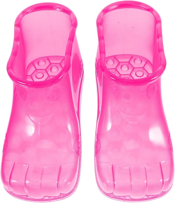 FRCOLOR Foot Soaking Shoes Waterproof PVC Spa Bath Slippers - Image 9