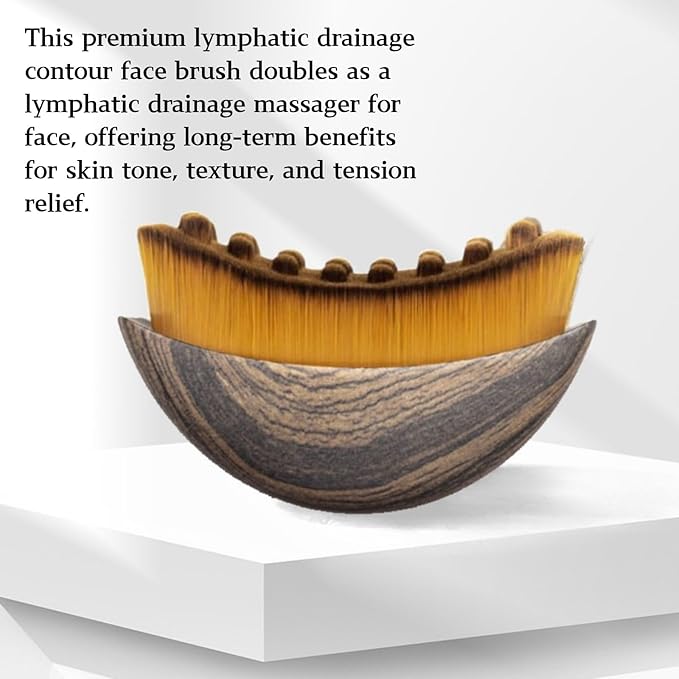 New Lymphatic Contour Face Brush, Contour Face Brush - Image 4