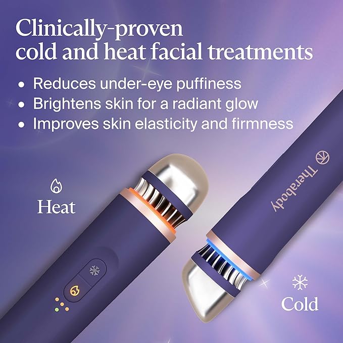 Therabody TheraFace Depuffing Wand – Cold and Heat Skincare Treatment to Depuff - Image 3