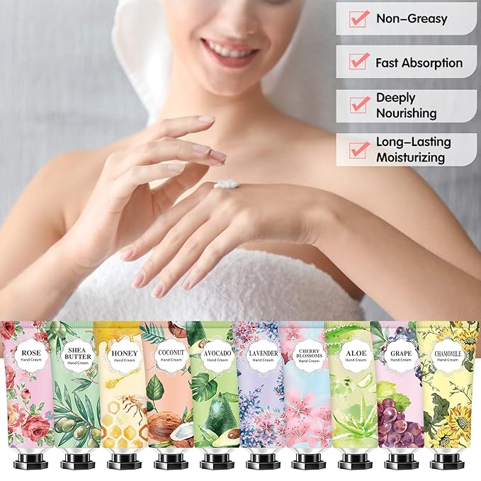 74 Pack Hand Cream Gift Set For Women and Girls, Mothers Day Gifts Bulk - Image 6