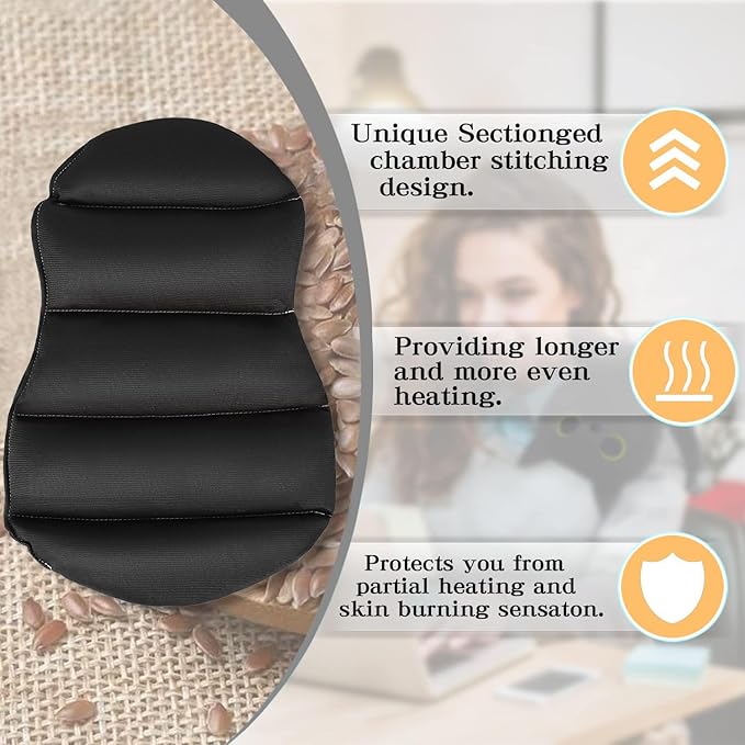 Microwave Heating Pad for Pain Relief, Back Pain, Neck Shoulder, Natural Heat - Image 5