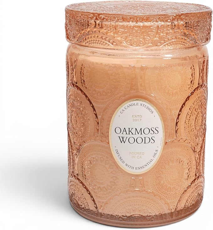 LEOBEN CO | Oakmoss Woods, Scented Candle | Heirloom Collection | 18oz | 80 by LeobenCompany