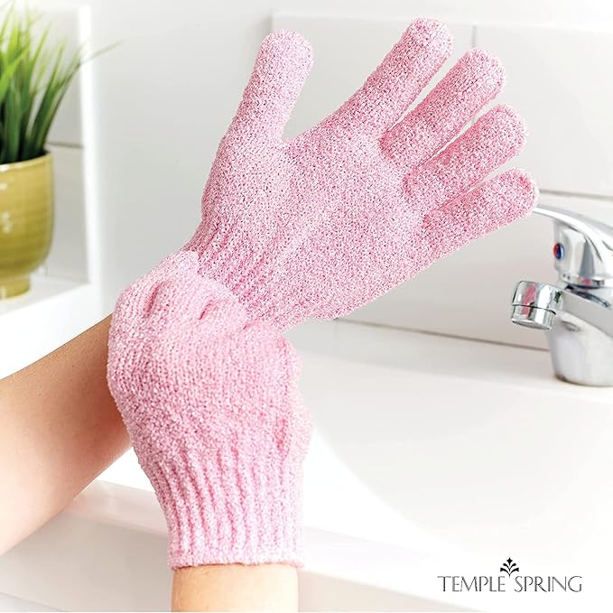 Temple Spring Shower Gloves Exfoliating - Image 2