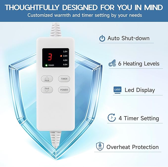 Heating Pad for Gifts Soothing Heat Therapy for Women & Men, Perfect Christmas - Image 5