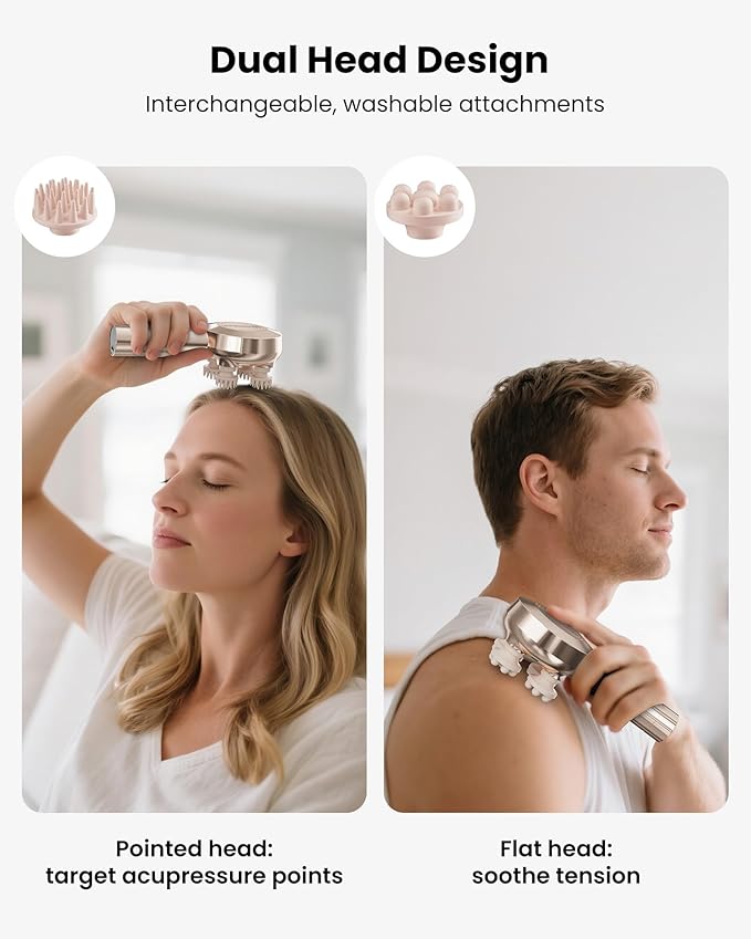 COMFIER Handheld Scalp Massager Hair Growth, Cordless Hair Head Massager - Image 3