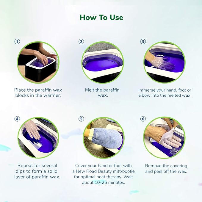 Paraffin Wax Machine for Hand and Feet, Paraffin Wax Kit, Quick Heating Touch - Image 6