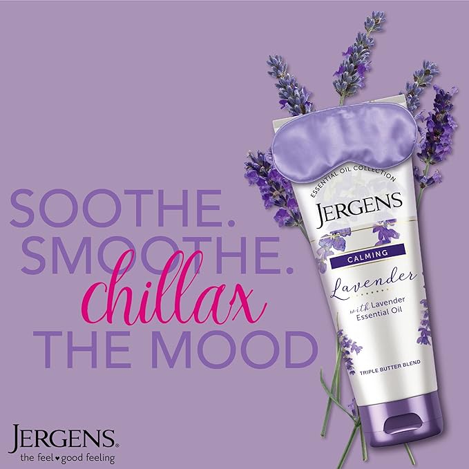Jergens Lavender Body Butter Hand and Body Lotion, Moisturizer - Image 4