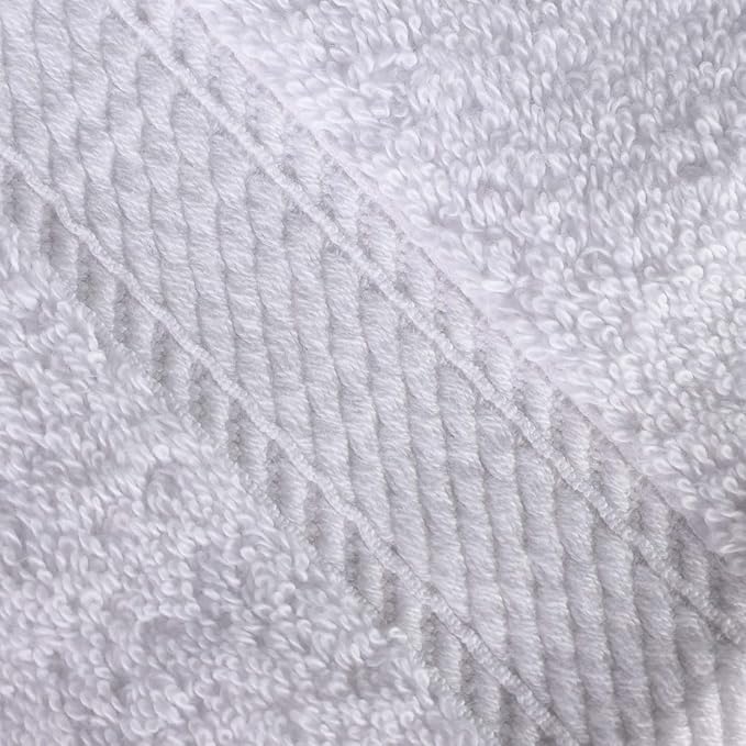 SUPERIOR Egyptian Cotton Pile 8 Piece Towel Set, Includes 2 Bath, 2 Hand - Image 3