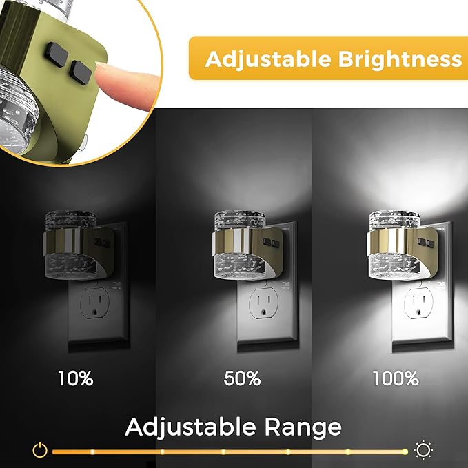 L LOHAS LED 2 Pack 3CCT Night Lights Plug into Wall, 3000K/4000k/5000K - Image 4